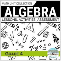 Grade 4 Algebra unit cover image