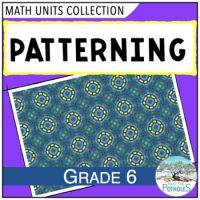Cover image for Grade 6 Patterning Unit (Ontario Math)