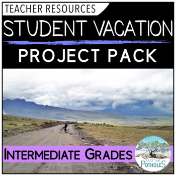 Cover image for student vacation work packet for middle school students.