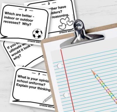 72 Fun Opinion Writing Prompts that Students Will WANT to Write About
