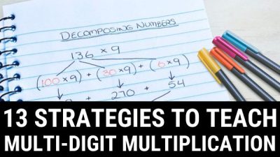 13 Effective Strategies for Teaching Multi Digit Multiplication Fluency ...